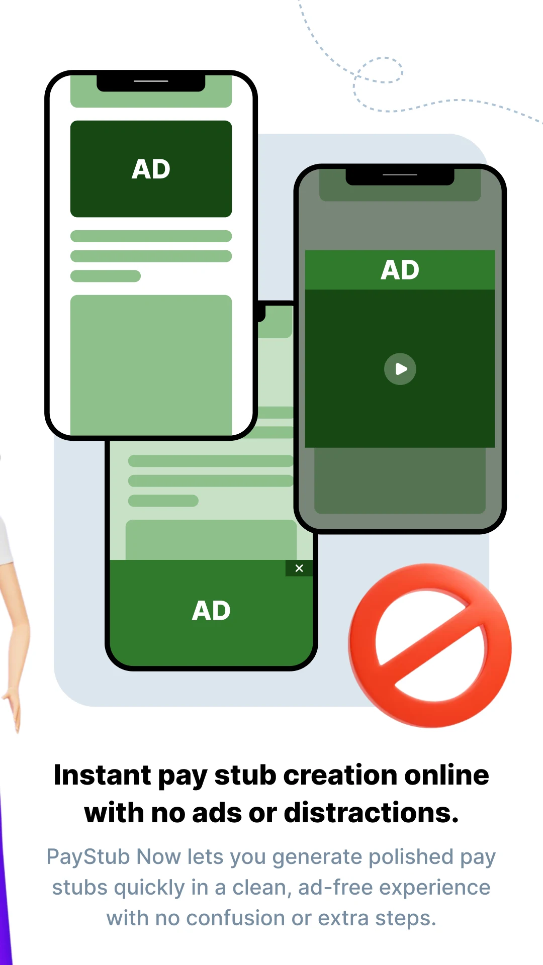 FreePayStubNow: Check Stubs screenshot